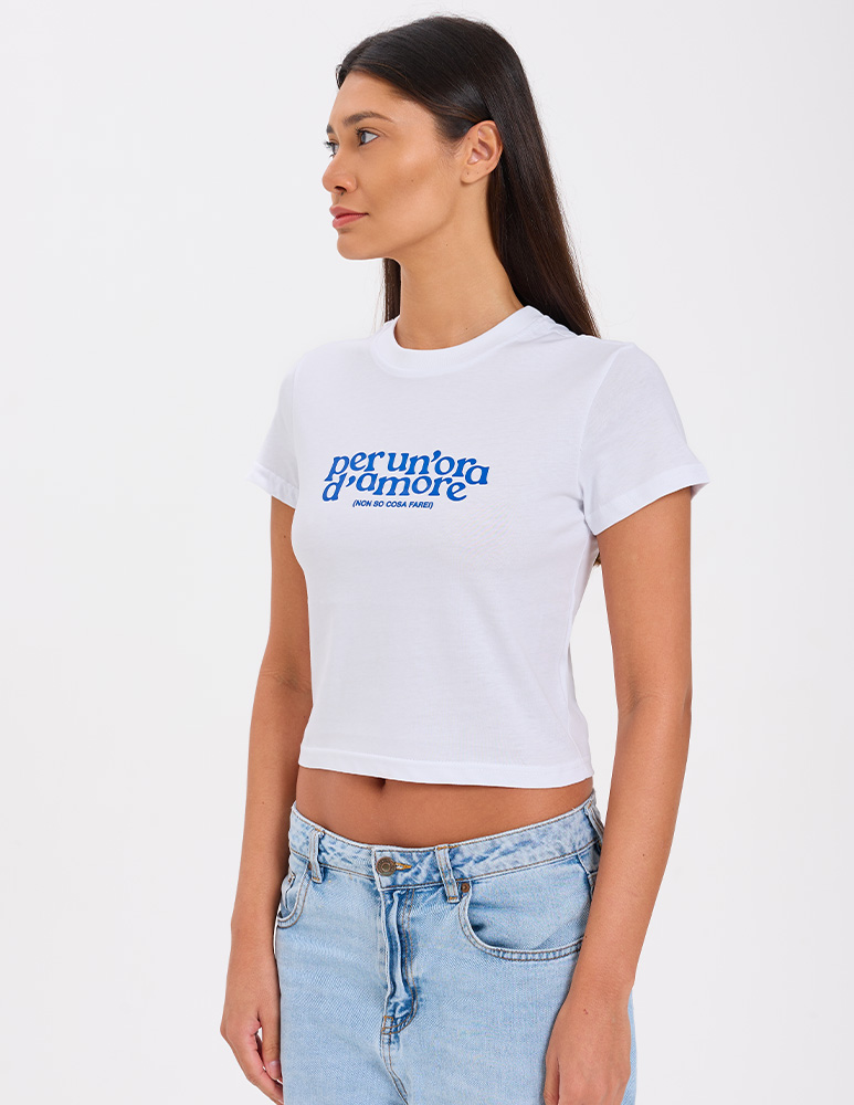 Baby tee "Non mi innamoro d'estate" view 2